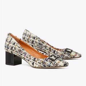 Tory burch tweed Gigi 55mm pumps